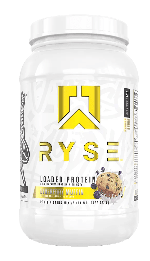 Ryse Loaded Protein Blueberry Muffin Flavor 2LB  27 Servings