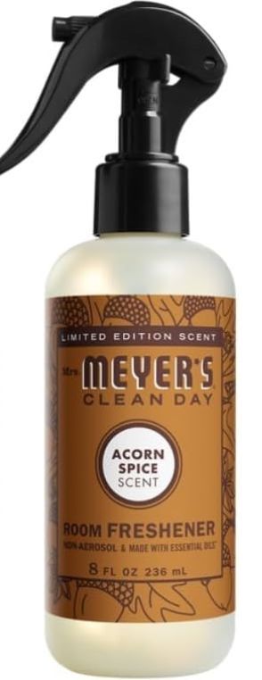 Mrs Meyers - Room Freshener Acorn Spice 8floz