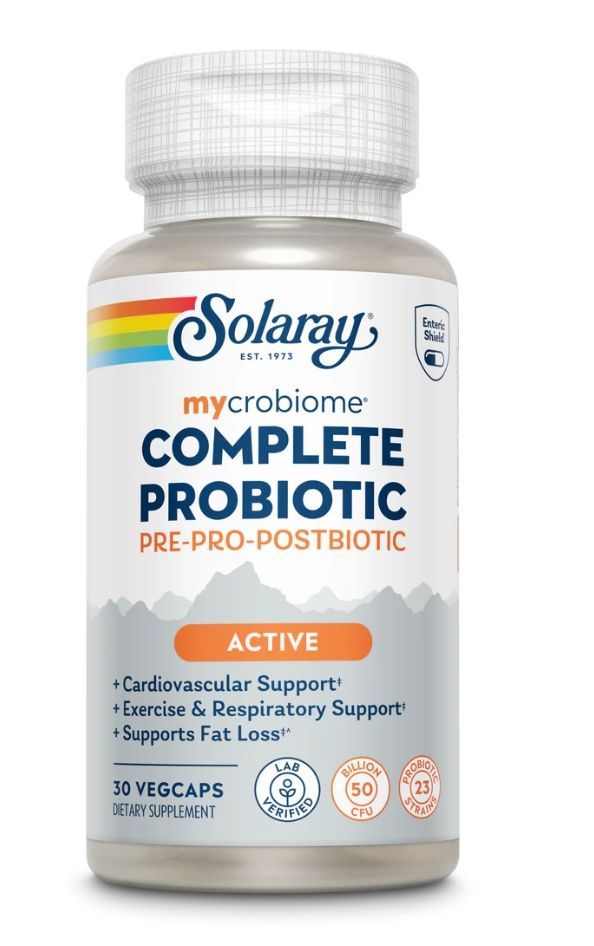 Solaray Complete Probiotic Active 50 Billion CFU 30 vc