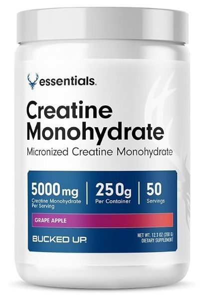 Bucked Up Bucked Up Essentials Creatine Monohydrate 50 Servings Grape Apple