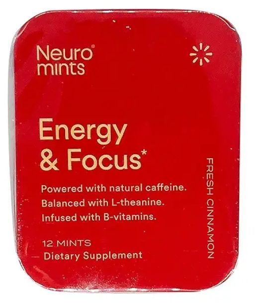Neuro Energy & Focus Mints Fresh Cinnamon Flavor 12 mints