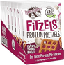 Lenny & Larry Fitzels Protein Pretzels Box of 8 bags Everything Bagel Flavored 