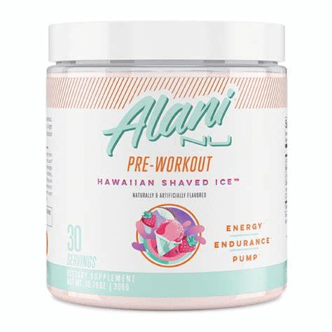Alani NU- Pre Workout Hawaiian Shaved Ice 30 Servings