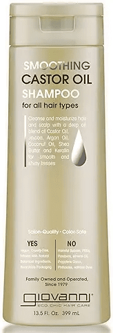 Giovanni Cosmetics Smoothing Castor Oil Shampoo 13.5/oz