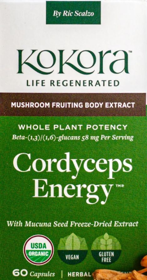 Kokora Cordyceps Energy Organic 60 caps