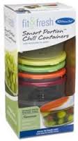 Fit & Fresh Small Portion 1 Cup Chill Container Set 1 set-UNAVAILABLE