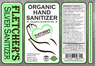 Fletcher's Organic Hand Sanitizer 2 fl. oz.