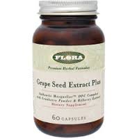 Flora -  Grape Seed Extract Plus 60 capsules