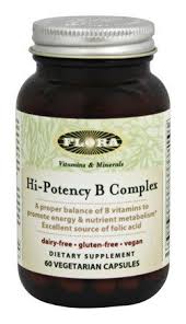Flora -  Hi-Potency B Complex 60 capsules-OUT OF STOCK