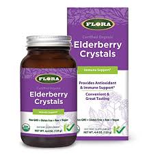 Flora - Elderberry Crystals 4.4 oz (125 g) TEMPORARELY UNAVAILABLE