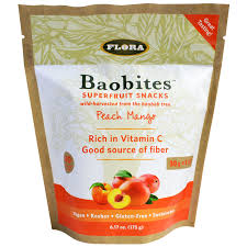 Flora - Baobites Peach Mango 6.17 oz-OUT OF STOCK