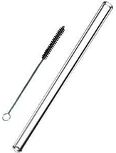 Foods Alive 8 inch Glass Drinking Straws 12 pc