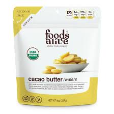 Foods Alive Organic Cacao Butter Wafers 8 oz-OUT OF STOCK