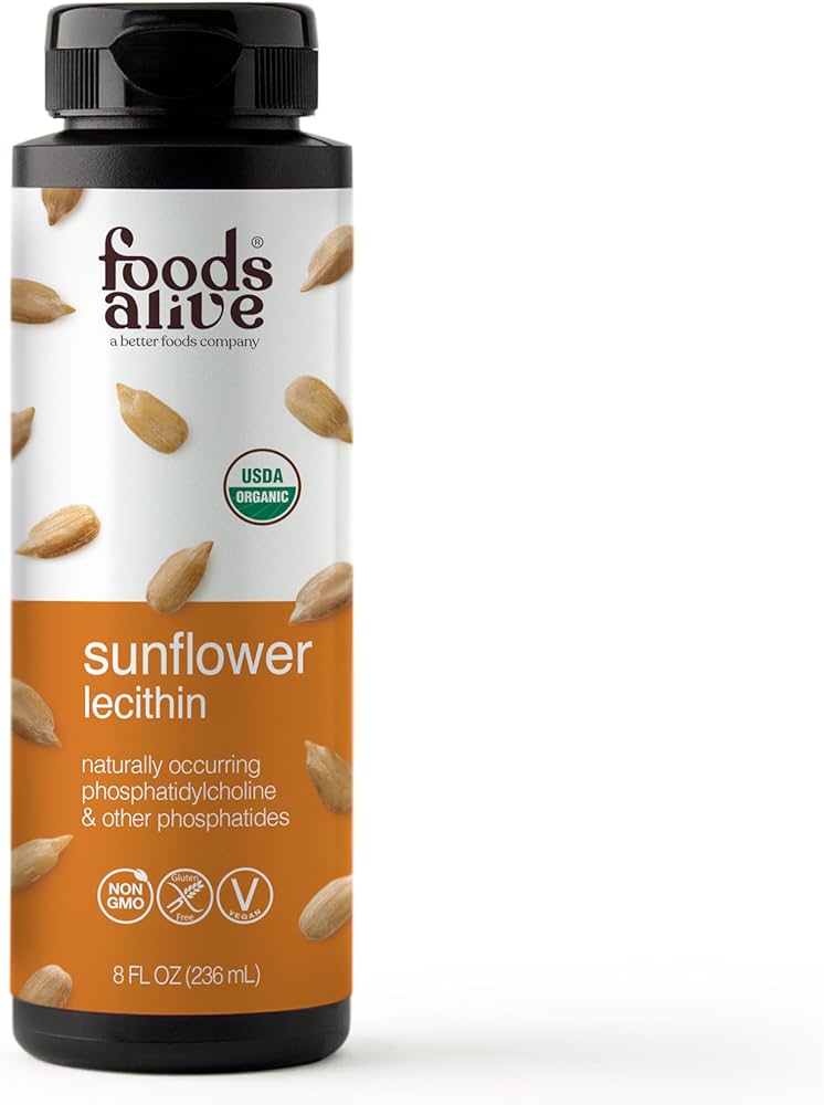 Foods Alive Organic Sunflower Lecithin Liquid 8 oz