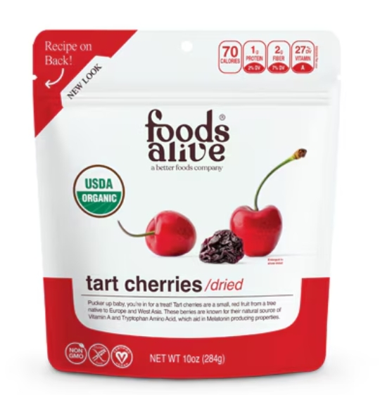 Foods Alive Organic Tart Cherries 10 oz