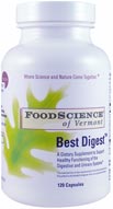 FoodScience of Vermont Best Digest 120 caps