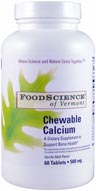 FoodScience of Vermont Calcium 60 chews