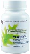 FoodScience of Vermont Melatonin-3 120 caps