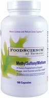 FoodScience of Vermont MSM 180 caps