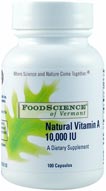FoodScience of Vermont Natural Vitamin 10,000UI 100 caps