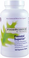 FoodScience of Vermont Prenatal Superior 120 tabs