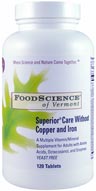FoodScience of Vermont Superior Care w/o Copper & Iron 120 tabs