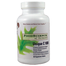FoodScience of Vermont Unique C 1000 Prolonged Release 90 tabs