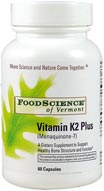 FoodScience of Vermont Vitamin K2 Plus 60 caps