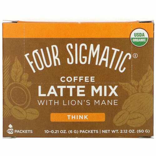 Four Sigma Coffee Latte w/ Lion's Mane Box 10 ounce