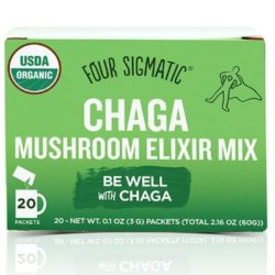 Four Sigma Instant Chaga On-The-Go Mushroom Beverage 20 Bags