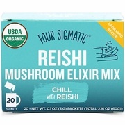 Four Sigma Instant Reishi On-The-Go Mushroom Beverage 20 Bags