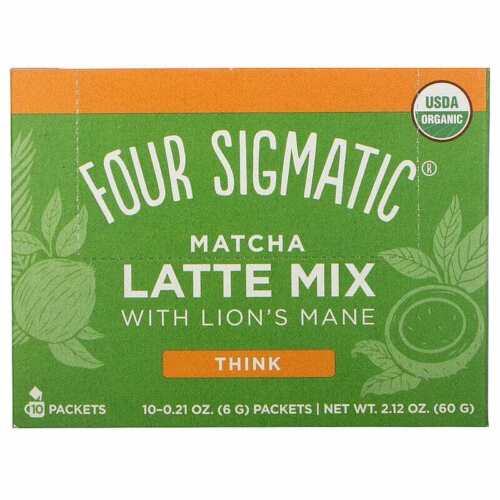 Four Sigma Mushroom Matcha Latte with Maitake 2.12 ounce