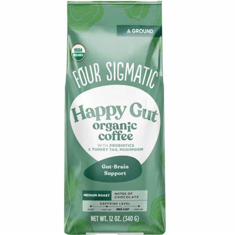 Four Sigmatic Coffe Gnrd Gut Focus Org 10Oz