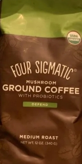 Four Sigmatic Coffee Grd Focus Med Org 10Oz