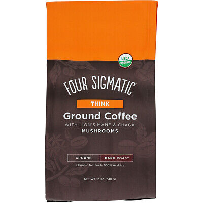 Four Sigmatic Coffee Ground Focus Org 10Oz