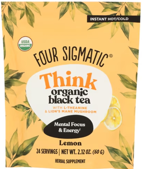 Four Sigmatic Tea Black Think Organic 2.12Oz