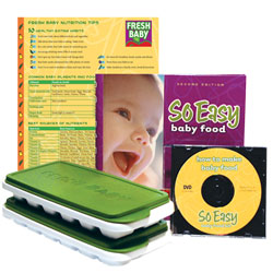Fresh Baby So Easy Baby Food Kit (cookbook, video, trays & card) 1 kit-UNAVAILABLE