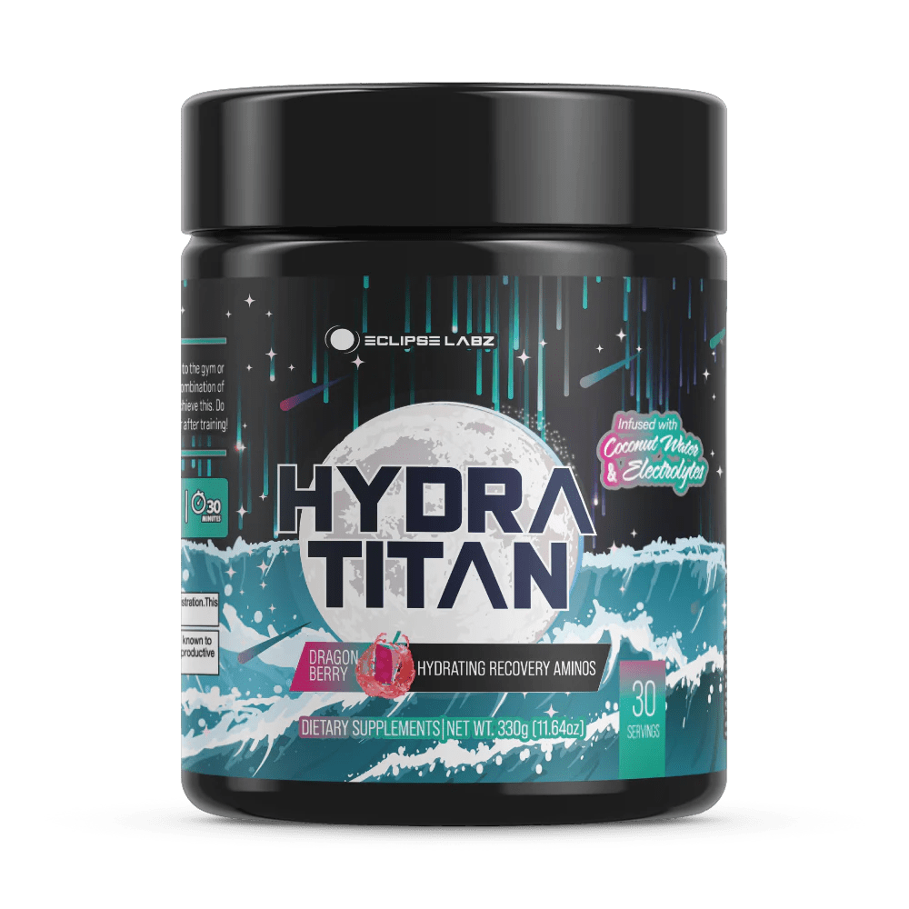 Eclipse Labz Hydra Titan Hydrating Recovery Aminos Dragon Berry Flavor 30 Servings