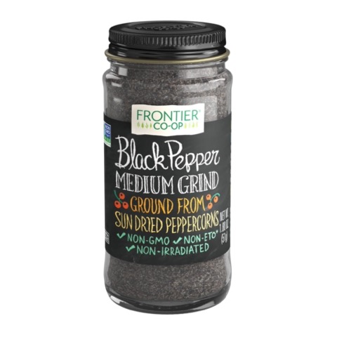 Frontier Black Pepper, Medium Grind 1.80 oz.