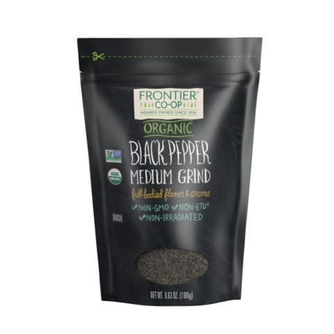 Frontier Black Pepper, Medium Grind, Organic 6.63 oz.