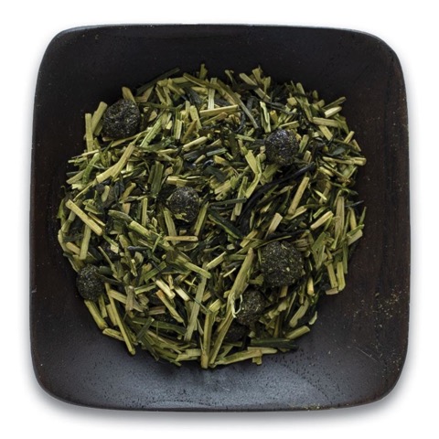 Frontier Blueberry Green Kukicha Tea, Organic 1 lb.