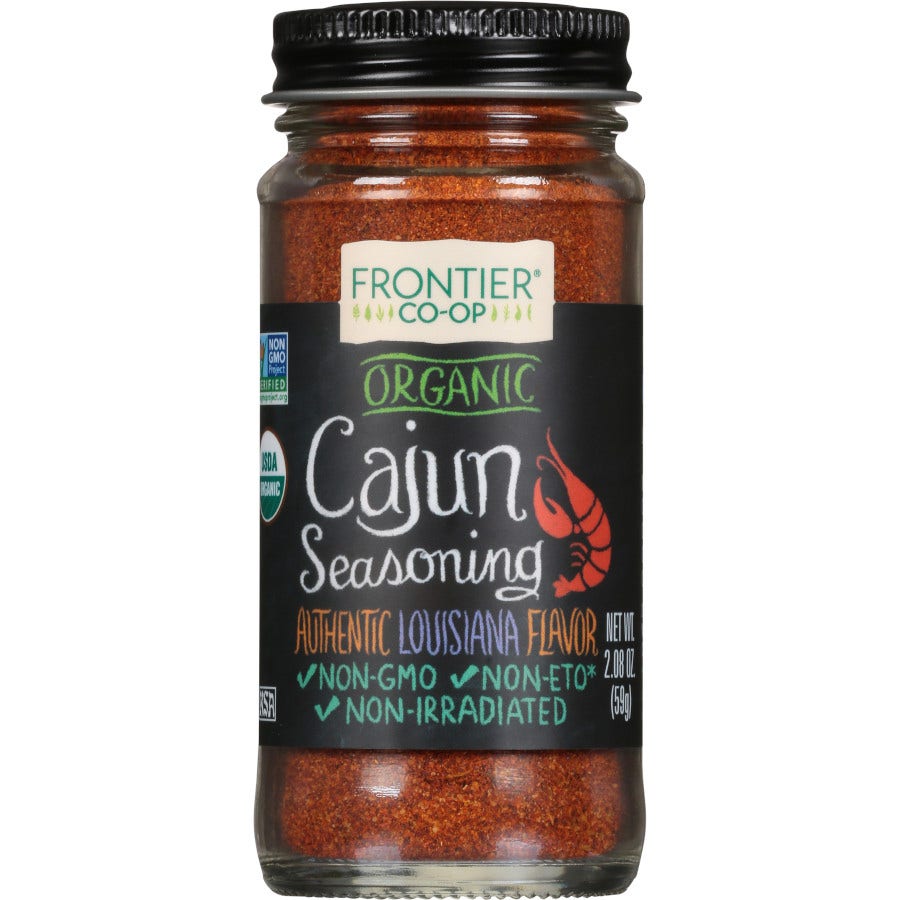 Frontier Cajun Seasoning, Organic 2.08 oz.