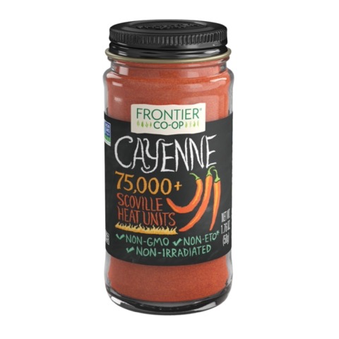 Frontier Cayenne Chili Pepper, Ground (75,000+ HU) 1.76 oz.