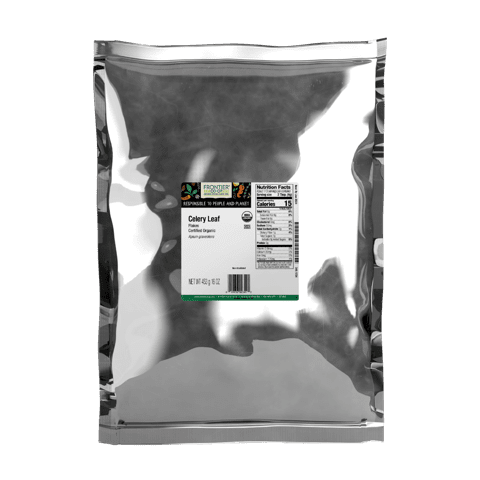 Frontier Celery Leaf Flakes, Organic 1 lb.