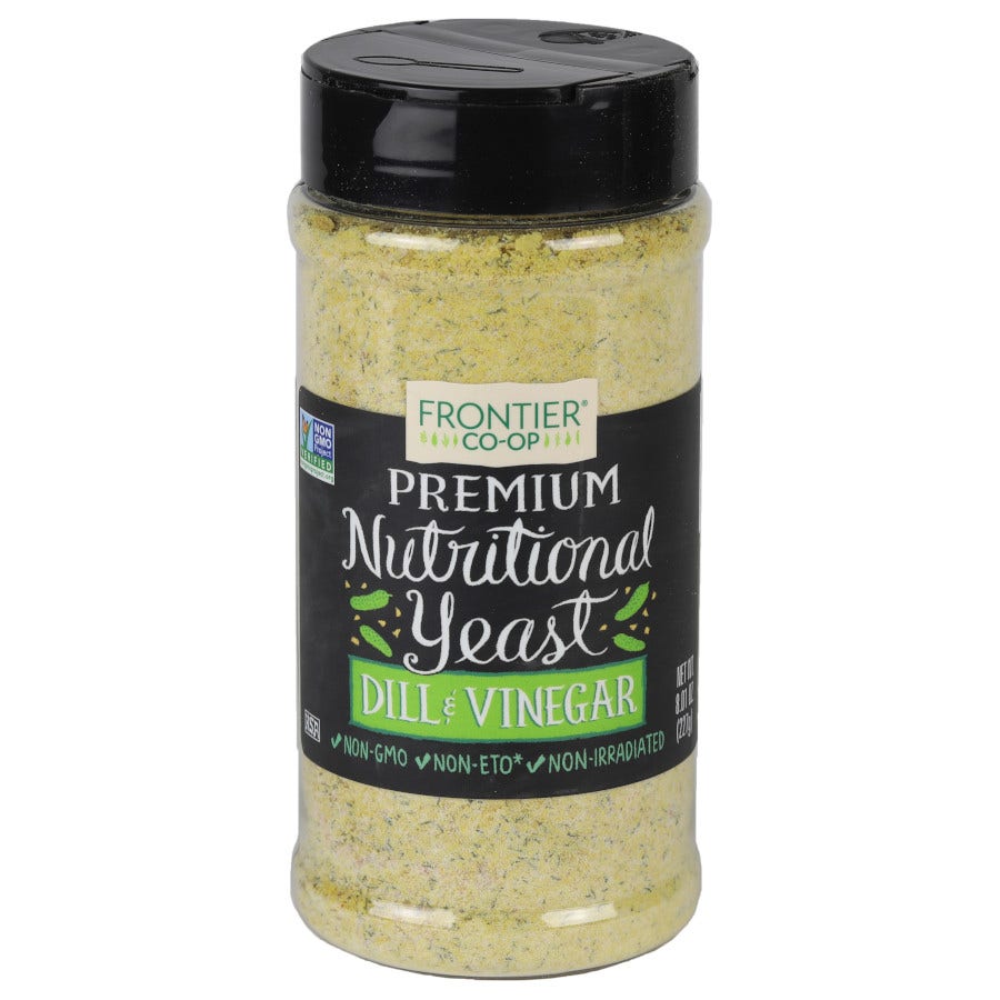 Frontier Dill & Vinegar Nutritional Yeast Blend 8.01 oz.