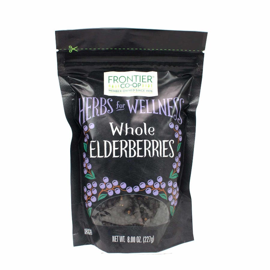 Frontier Elderberries, Whole 8.00 oz.