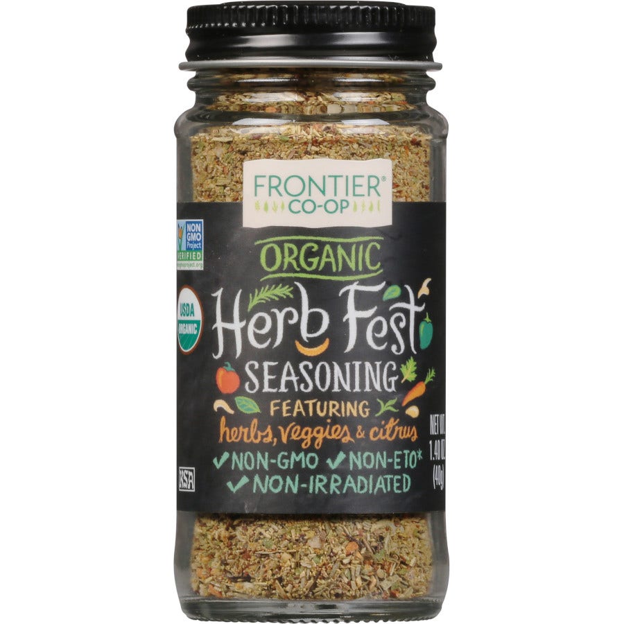 Frontier Herb Fest Seasoning, Organic 1.40 oz.