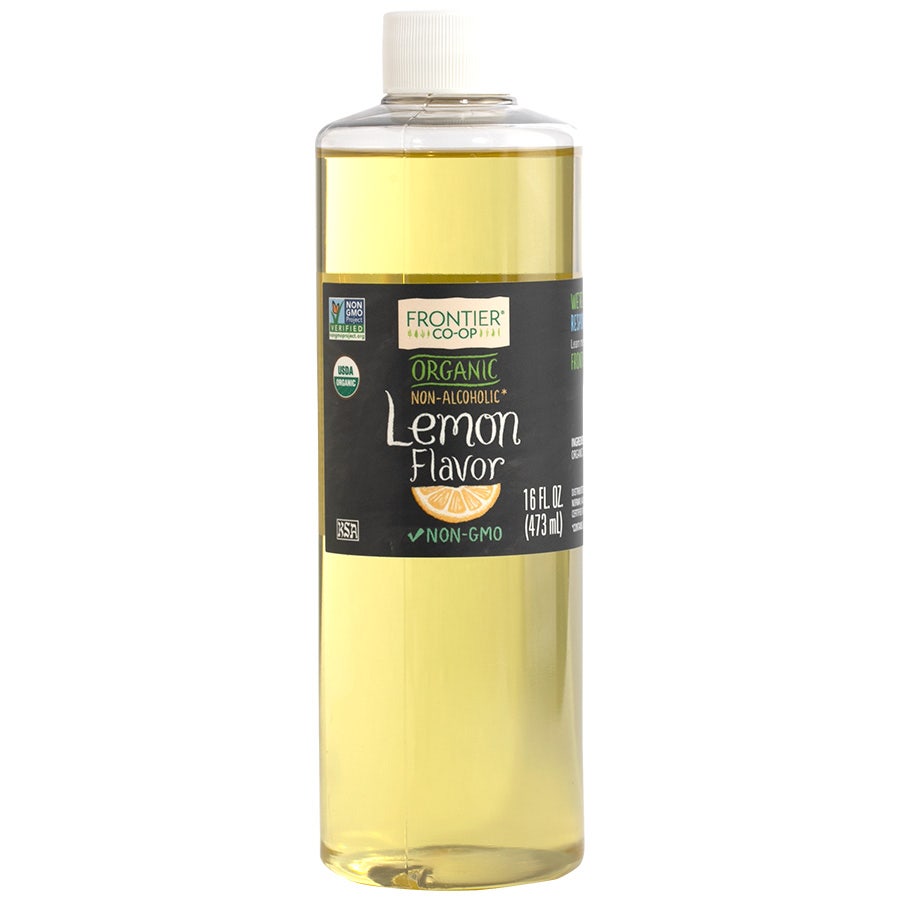 Frontier Lemon Flavor, Organic 16 fl. oz.