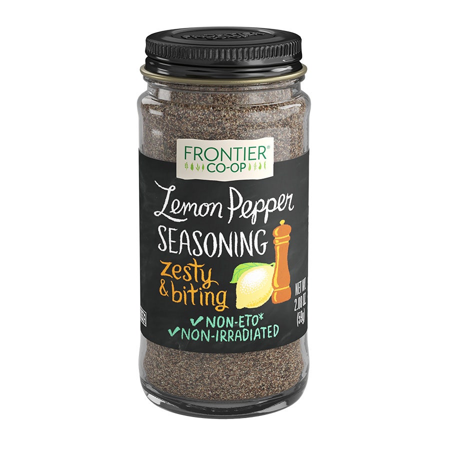 Frontier Lemon Pepper Seasoning Blend 2.08 oz.