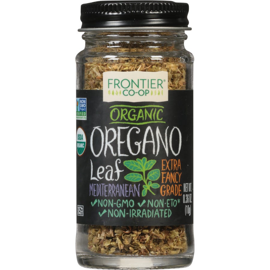 Frontier Oregano Leaf, Cut & Sifted, Extra Fancy Grade, Organic  0.36 oz.
